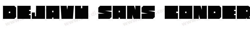 Dejavu Sans Conderse字体转换